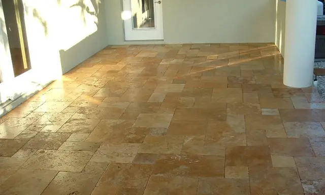 Terrazzo Paver Refinish Clean Seal