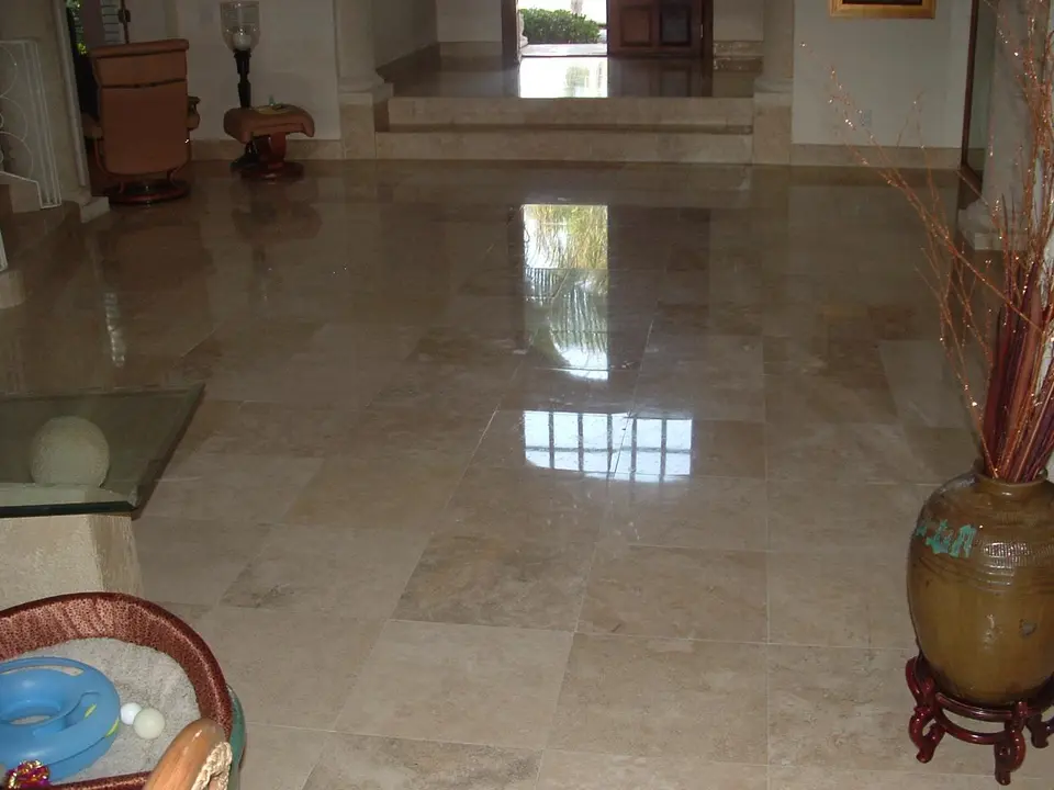 St. Petersburg Travertine Powder Polishing