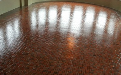 Quarry Tile Stripping, Cleaning, and Waxing